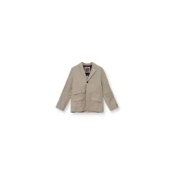 Heyanno - Humble Herringbone Blazer - Iced Coffee