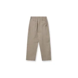 Heyanno - Gentle Herringbone Bukser - Iced Coffee
