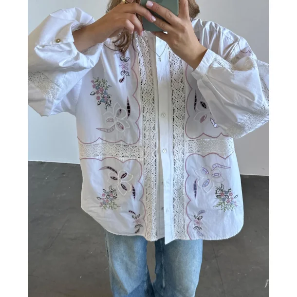 Sissel Edelbo - Sada skjorte - White pastel