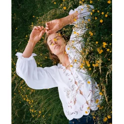 Sissel Edelbo - Sada top - White pastel