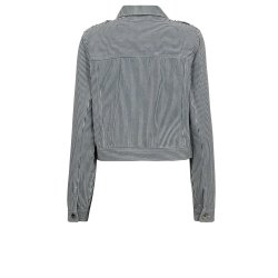 Gossia - Salca jakke - Off-white Blue Striped