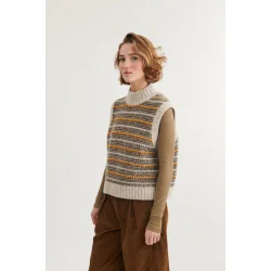 Basic apparel - Sally vest - Grey/carafe/buckskin