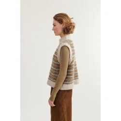 Basic apparel - Sally vest - Grey/carafe/buckskin