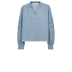 Gossia - Saloma Blouse - Light Blue Denim