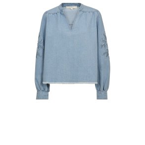 Gossia - Saloma Blouse - Light Blue Denim