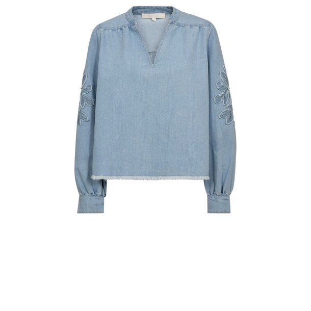 Gossia - Saloma Blouse - Light Blue Denim