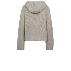 Gossia - Sana Hoodie Jumper - Light Grey Melange