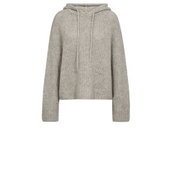 Gossia - Sana Hoodie Jumper - Light Grey Melange