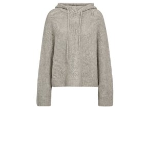 Gossia - Sana Hoodie Jumper - Light Grey Melange
