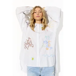 Hunk�n Sasha Skjorte - White