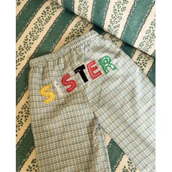 Sissel Edelbo - Saxo mini bukser - Blue checks