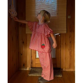 Sissel Edelbo - Saxo Mini bukser - Red Checks