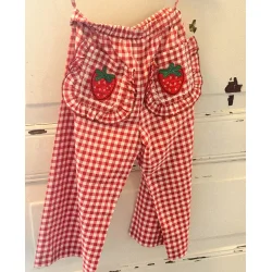 Sissel Edelbo - Saxo Mini bukser - Red Checks