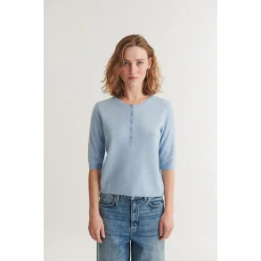 Basic Apparel - Selem Grandda T-shirt Strik - Light Blue