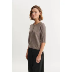 Basic Apparel - Selem Granddad Tee - Portobella