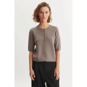 Basic Apparel - Selem Granddad Tee - Portobella