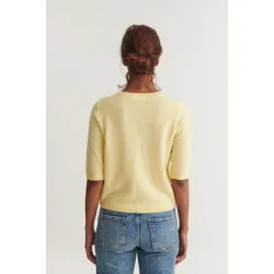 Basic Apparel - Selem Grandda T-shirt Strik - Sunlight