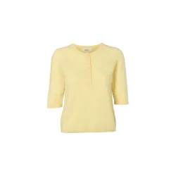 Basic Apparel - Selem Grandda T-shirt Strik - Sunlight