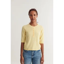 Basic Apparel - Selem Grandda T-shirt Strik - Sunlight