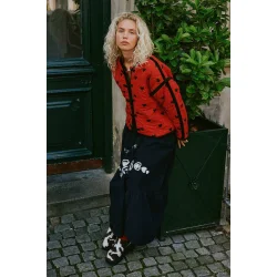 Sissel Edelbo - Amora Jakke - Dark Red - Onesize