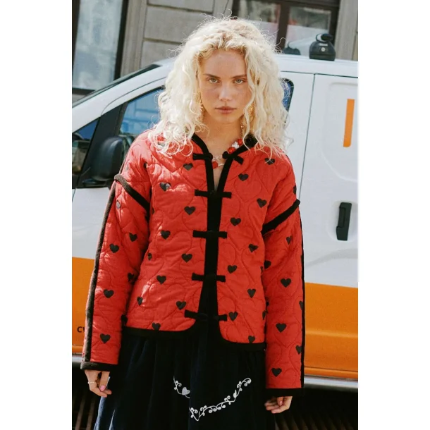 Sissel Edelbo - Amora Jakke - Dark Red - Onesize