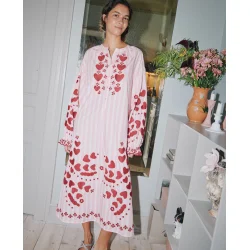 Sissel Edelbo - Elisabeth Kjole - Rose Stripes - Onesize