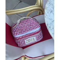 Sissel Edelbo - Bucket Bag - Red Checks - Onesize