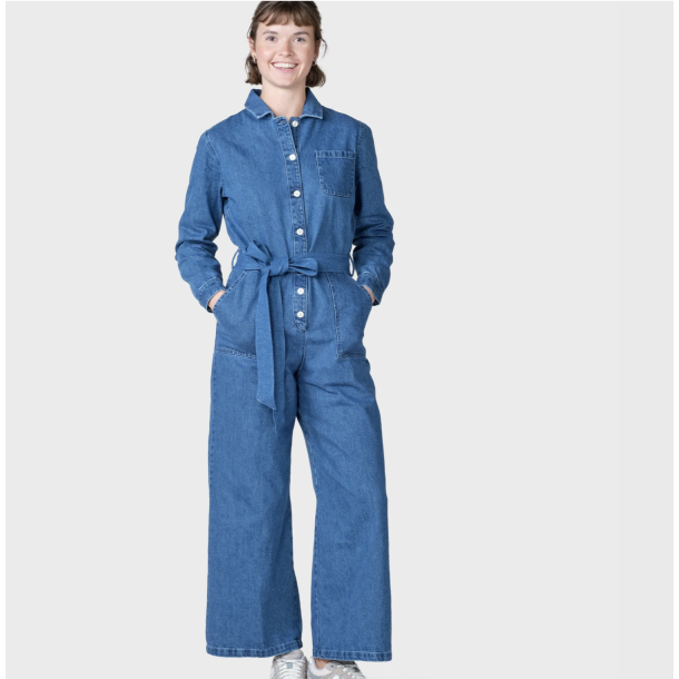 Klitmller - Taylor Buksedragt - Light Blue Stonewash