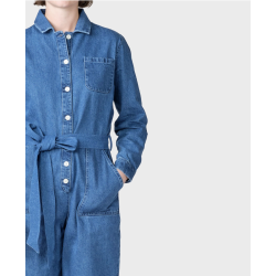 Klitmller - Taylor Buksedragt - Light Blue Stonewash