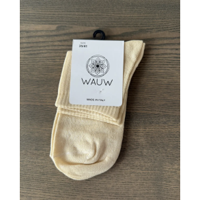 Wauw - Glitter Strmper - Creme - 35/41