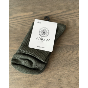 Wauw - Glitter Strmper - Olive Green - 35/41