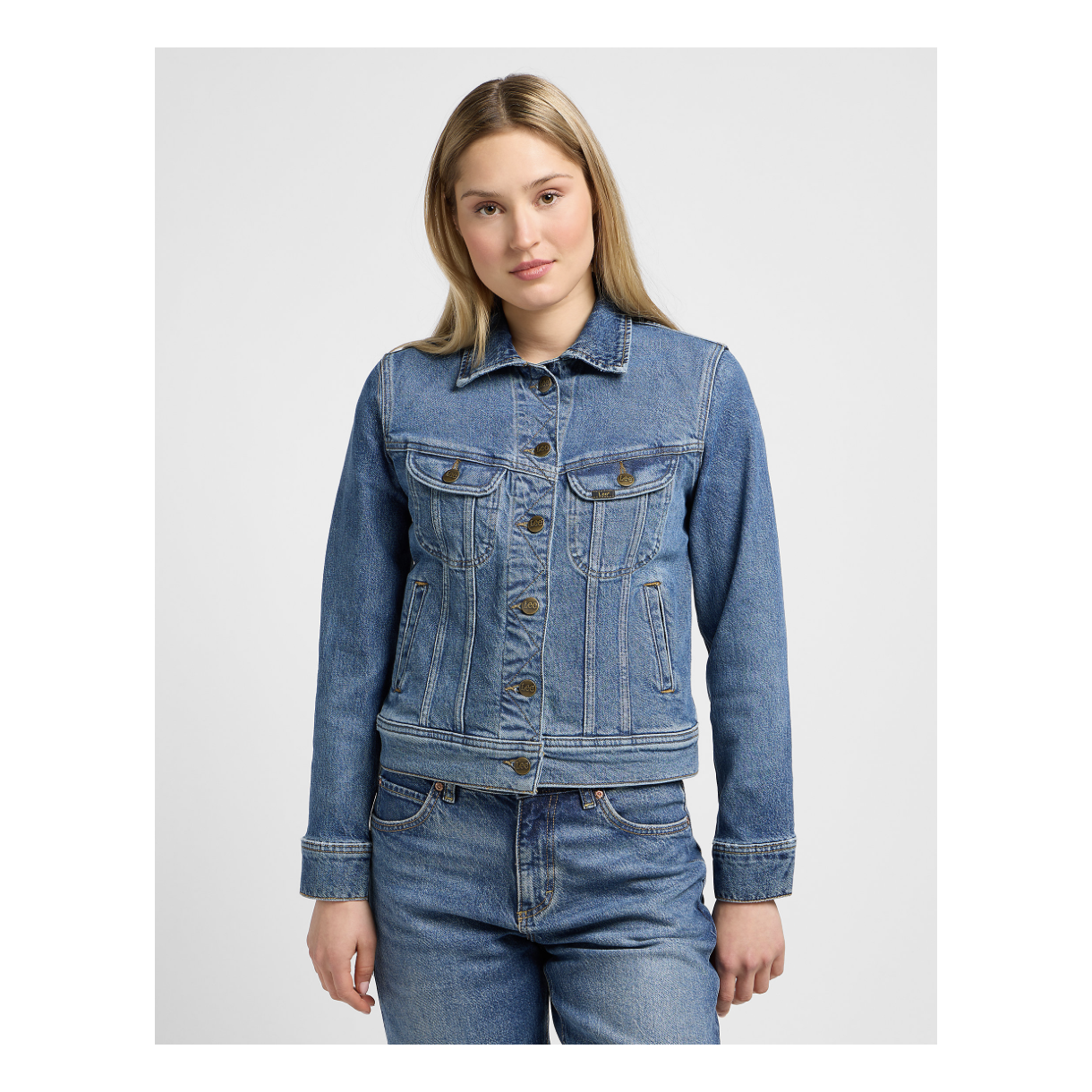 Lee Rider Jakke - Classic Indigo