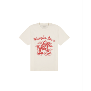 Wrangler - Girlfriend tee - Worn white