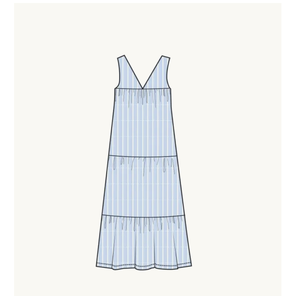 Kopenhaken - Elba Kjole - Halogen Blue