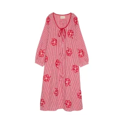 Sissel Edelbo - Sunny Kjole - Red Checks - Onesize