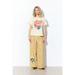 Hunk�n - Sweet treet T-shirt - Light yellow