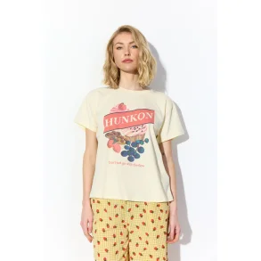 Hunk�n - Sweet treet T-shirt - Light yellow