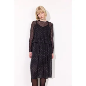 Hunkn - Tova Mesh Kjole - Black