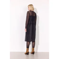 Hunkn - Tova Mesh Kjole - Black