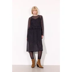 Hunkn - Tova Mesh Kjole - Black