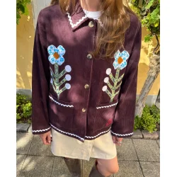 Sissel Edelbo - Twiggy Jakke - Eggplant