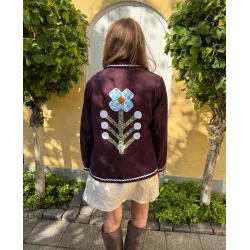 Sissel Edelbo - Twiggy Jakke - Eggplant