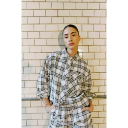 Humble By Sofie - Olivie Skjorte - Off White Combi