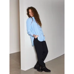 Black Colour - Beate Barrel Bukser - Black