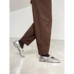 Black Colour - Beate Barrel Bukser - Coffee