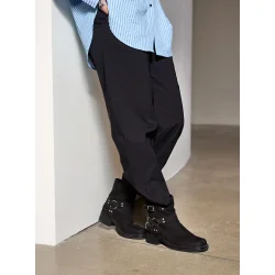 Black Colour - Beate Barrel Bukser - Black