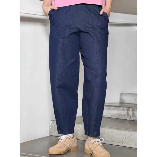 Black Colour - Denice Denim Barrel - Denim