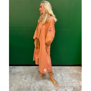 Wauw - The Champagne Lang Kjole - Amber Brown