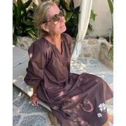 Wauw - The Good Luck Kjole - Chocolate Brown