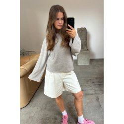 Boii - Wero O-neck Strik - Beige Malange
